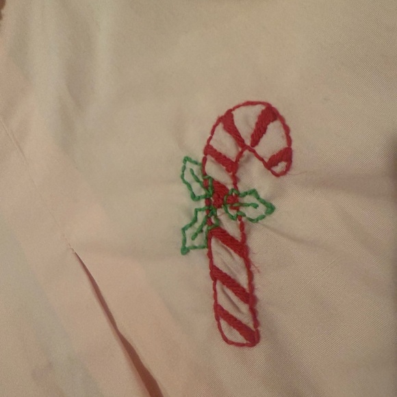 Girls’ Pink Candy Cane Dress - Picture 2 of 4